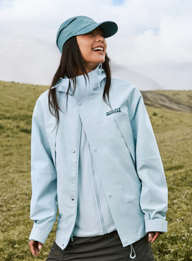 Skechers斯凯奇男女户外防风防水三合一冲锋衣(抓绒内胆)P325W123