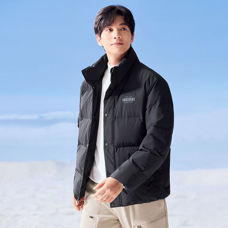 斯凯奇保暖男女款羽绒外套