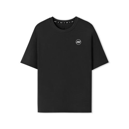 Skechers斯凯奇夏季男士简约纯色速干吸湿圆领短袖T恤衫P225M151