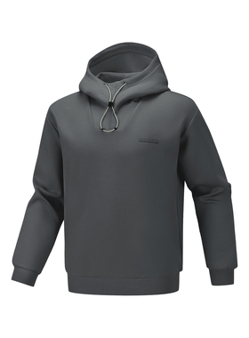 Skechers斯凯奇秋冬男士简约保暖舒适休闲针织连帽卫衣P126M013