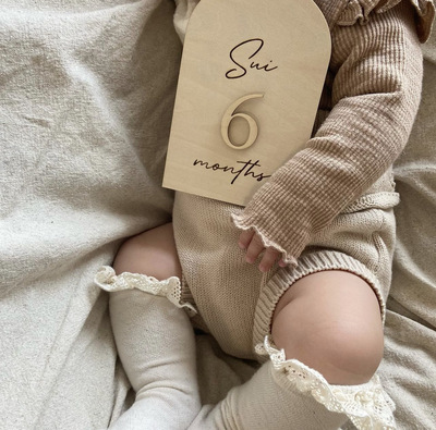 满月周岁孕期成长记录拍照道具