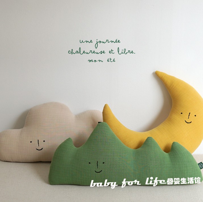 婴儿靠背新生儿可爱靠枕安抚抱枕