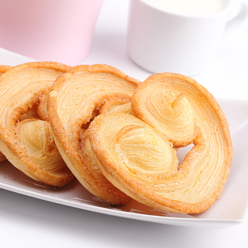 蝴蝶酥上海特产老香斋奶油千层酥传统糕点饼干点心450g