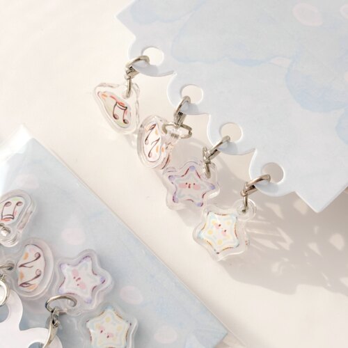 《桃子｜海洋派对》mini挂件｜花夭studio高透亚克力挂坠手帐配件