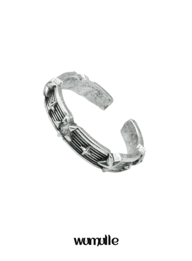 wumulle男女铜做旧星星开口戒