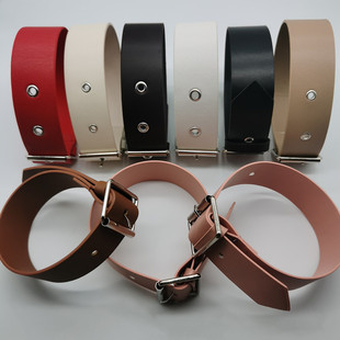 大衣风衣皮毛一体束袖 口配饰钮扣绑带皮革搭扣 带领口脖子皮带扣袖