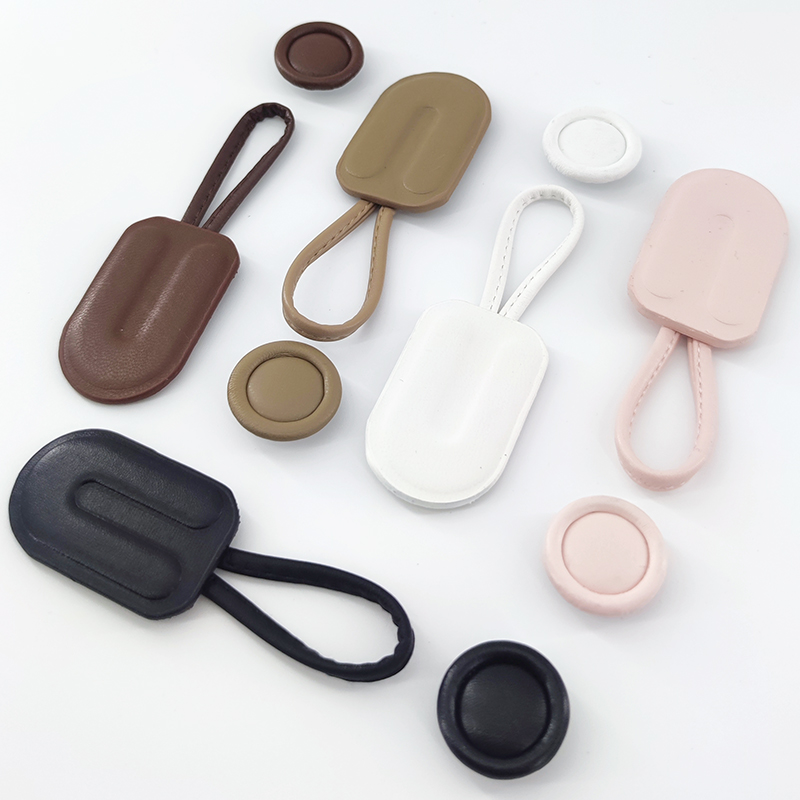 皮革纽扣圆形高脚包皮扣大衣皮衣西装扣毛呢大衣羊羔绒外套皮对扣