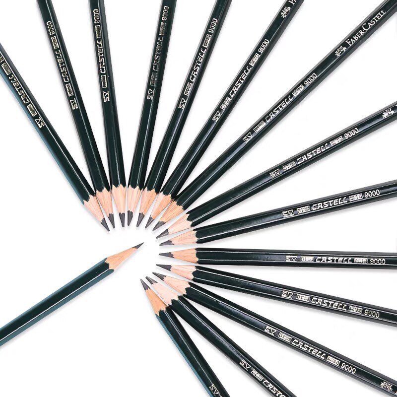 辉柏嘉9000素描速写美术绘画铅笔