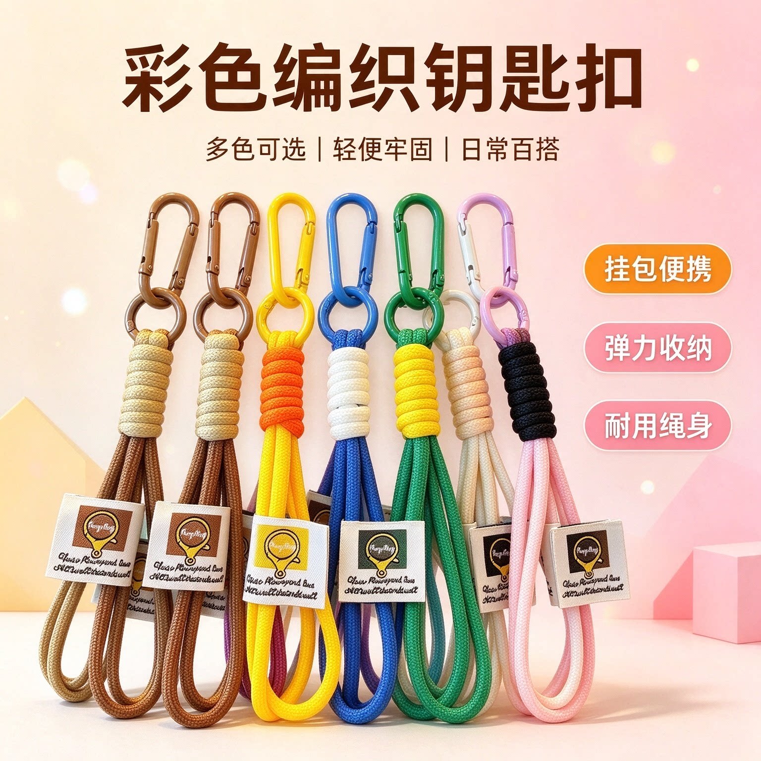 手提绳创意水杯挂绳手机挂绳子