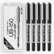 5支装 日本UNI三菱0.5签字笔UB150直液式 走珠笔0.38水笔三棱中性笔