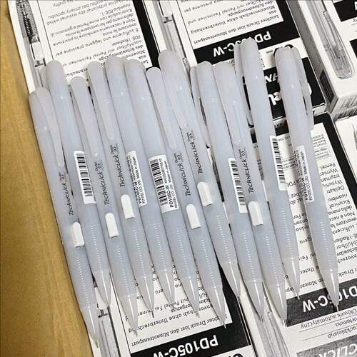 日本派通Pentel Techniclick侧按式果冻色透明笔杆0.5mm自动铅笔