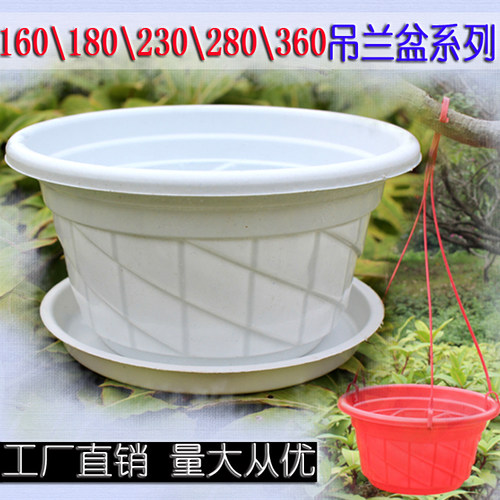 吊兰盆绿萝盆塑料花盆小盆栽多肉