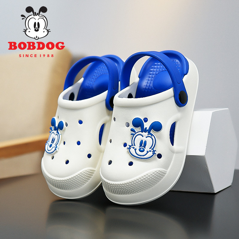 巴布豆儿童凉拖鞋男宝宝夏季踩屎感浴室软底居家轻便室内女童拖鞋