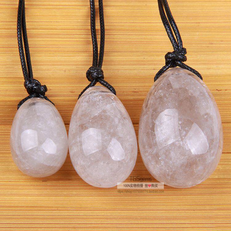 천연 크리스탈 옥 외음부 계란 차 크리스탈 계란 마사지 스톤 여성 산후 외음부 회복 정형 공예
