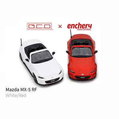 驰誉模型 GCD Enchery 1:64 马自达MX-5 RF 合金汽车模型