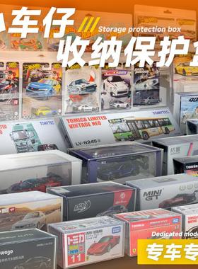 多美卡TLV风火轮MINIGT保护盒PVC防尘盒高透加厚合金车模收纳盒