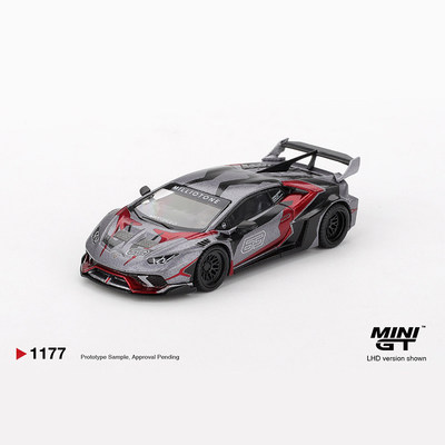 驰誉模型 MINIGT 1:64 #1177 兰博基尼飓风GT LBWK 合金汽车模型