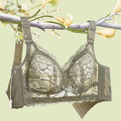 调整型内衣收副乳防下垂大码文胸