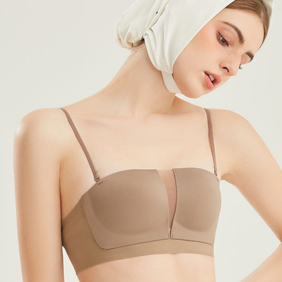 抹胸式无痕隐形文胸小胸聚拢内衣