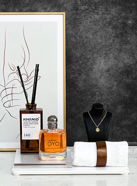 轻奢浴室样板房ins玻璃简约现代