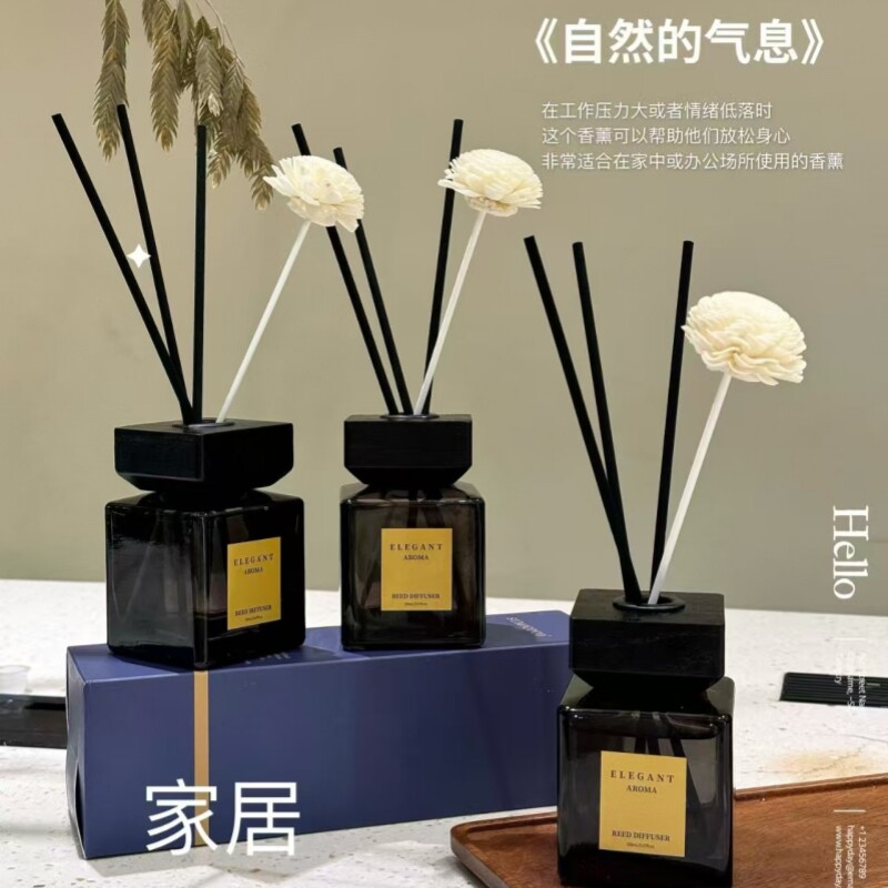 天然栀子花香薰摆件家居办公放松