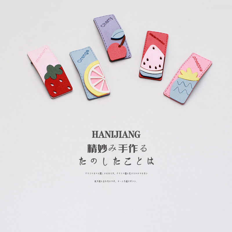 发夹水果可爱少女刘海韩国儿童
