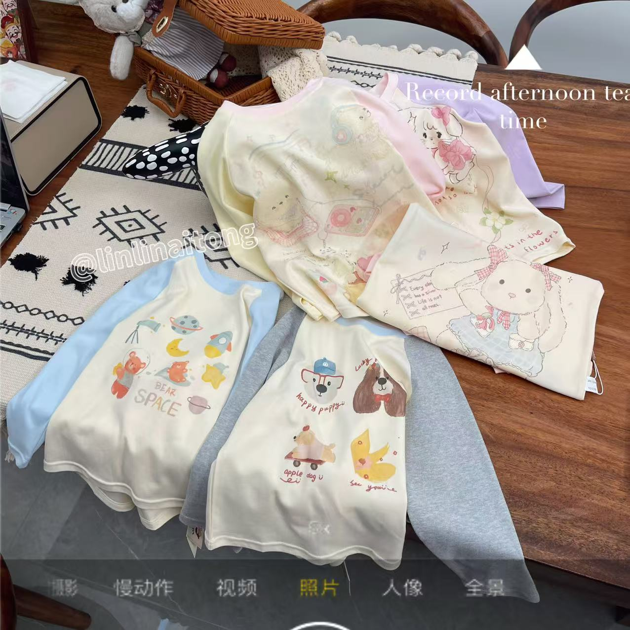 【鹿儿岛】【现货清仓】搭配神器 | 卡通印花插肩打底衫25072