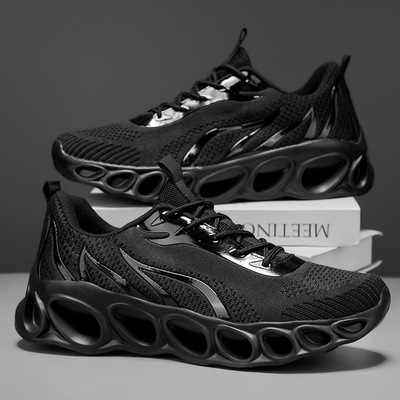 亚马逊跨境新款特大码48男鞋加大号47运动休闲46百搭情侣火焰鞋