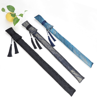 双层古风织锦加厚纯棉内衬竹笛保护套洞箫南萧尺八收纳袋一件定制