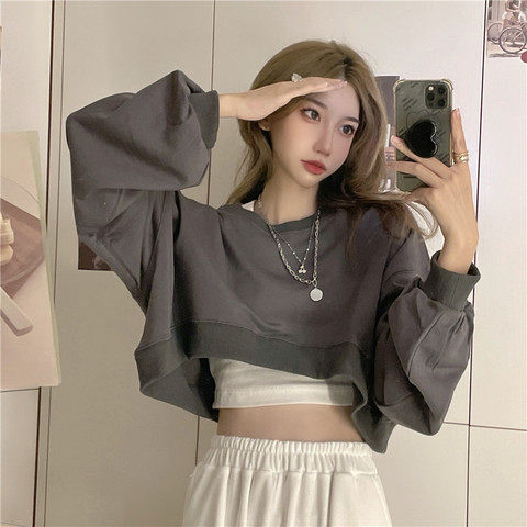 千禧甜辣妹短款背心罩衫kpop女团