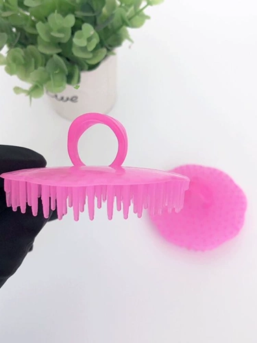 Массажер, щетка, пластиковый шампунь для кожи головы