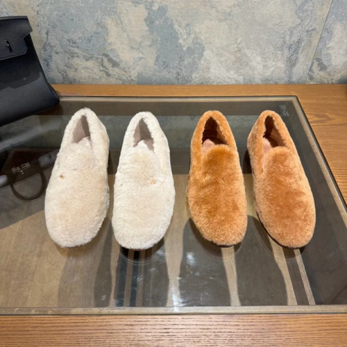 正确版本！真皮底！25秋冬新款皮草羊毛一脚蹬懒人鞋