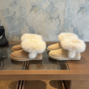 蒂茨库特长毛雪地靴 25秋冬新款 正确版 本