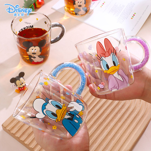 迪士尼办公室时尚卡通玻璃茶杯