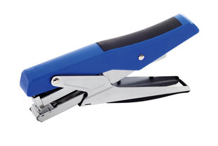 得力0329弹出式订书机/12#钉书机/手握式订书器/钉书器