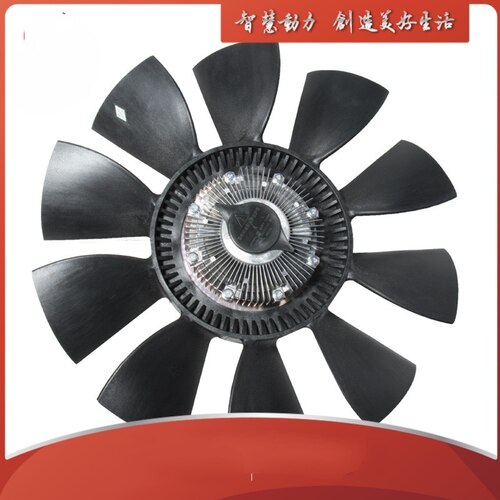 适用欧曼装上柴硅油离合器总泵冷却风扇叶