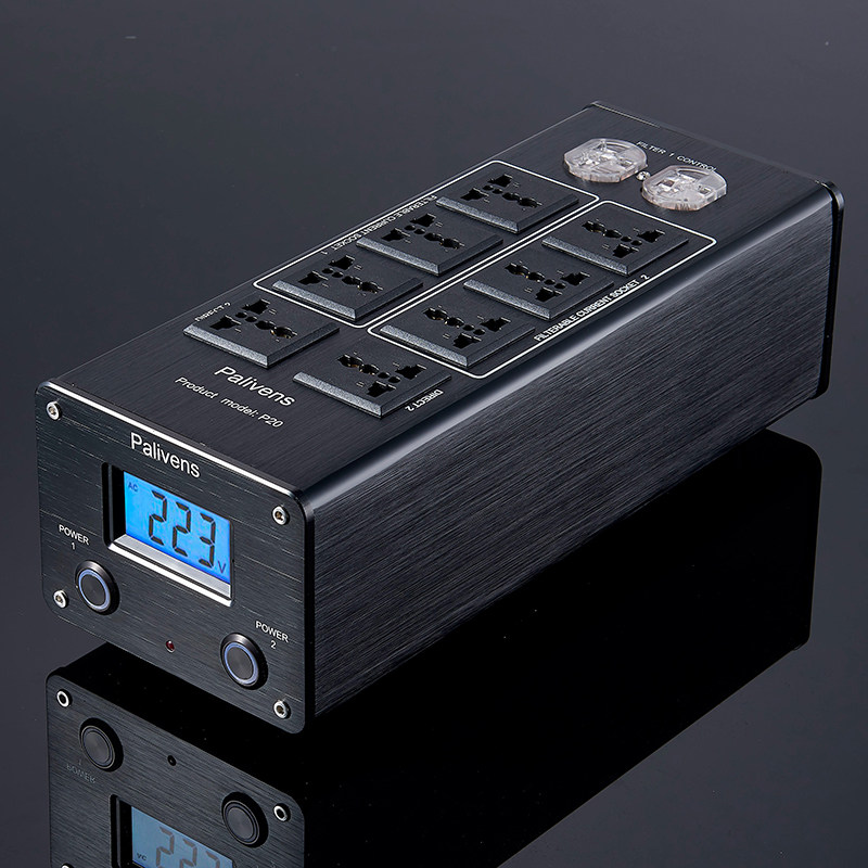 Palivans P20 audio dedicated power filter purifier, lightning protection strip plug, audio socket power supply