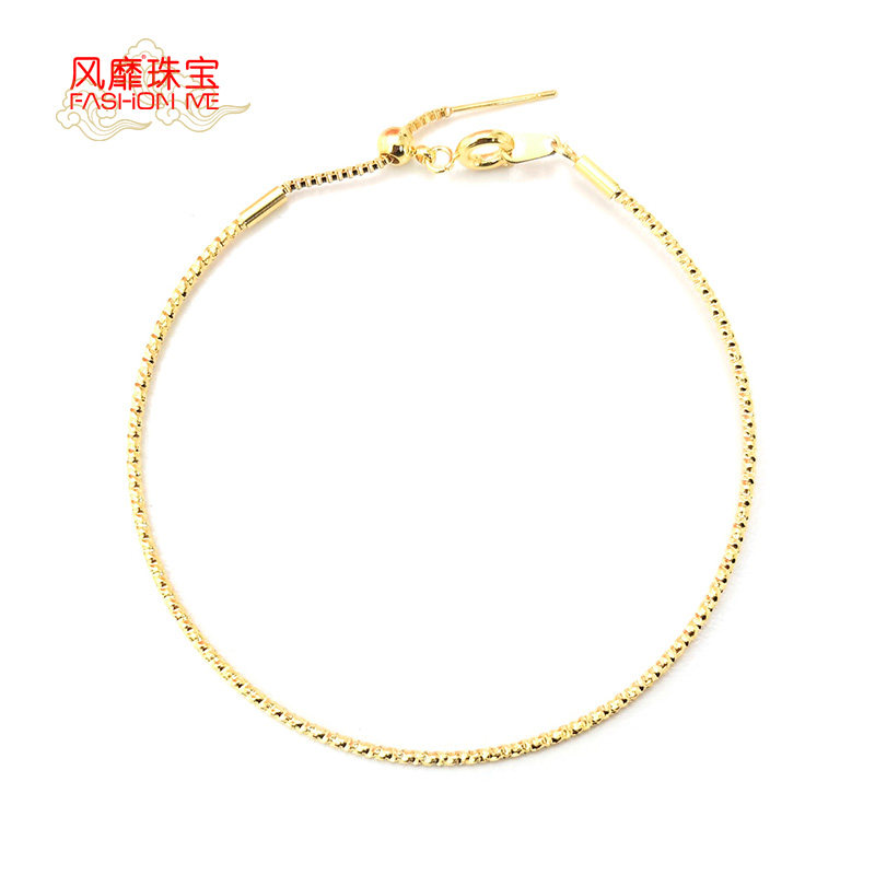 18K包金手镯圈强保色批花