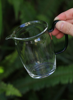 2025新款公道杯玻璃耐高温茶海分茶器倒茶器简约公杯高硼硅小茶海