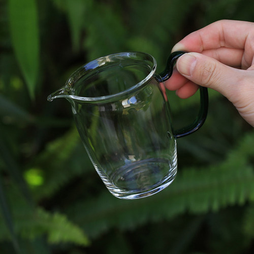 2025新款公道杯玻璃耐高温茶海分茶器倒茶器简约公杯高硼硅小茶海