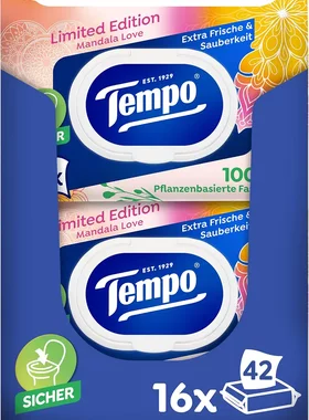 德国原装进口tempo得宝湿厕纸