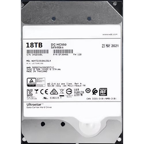 DELL 西数18T SATA FCCTJ HC550服务器企业级机械硬盘