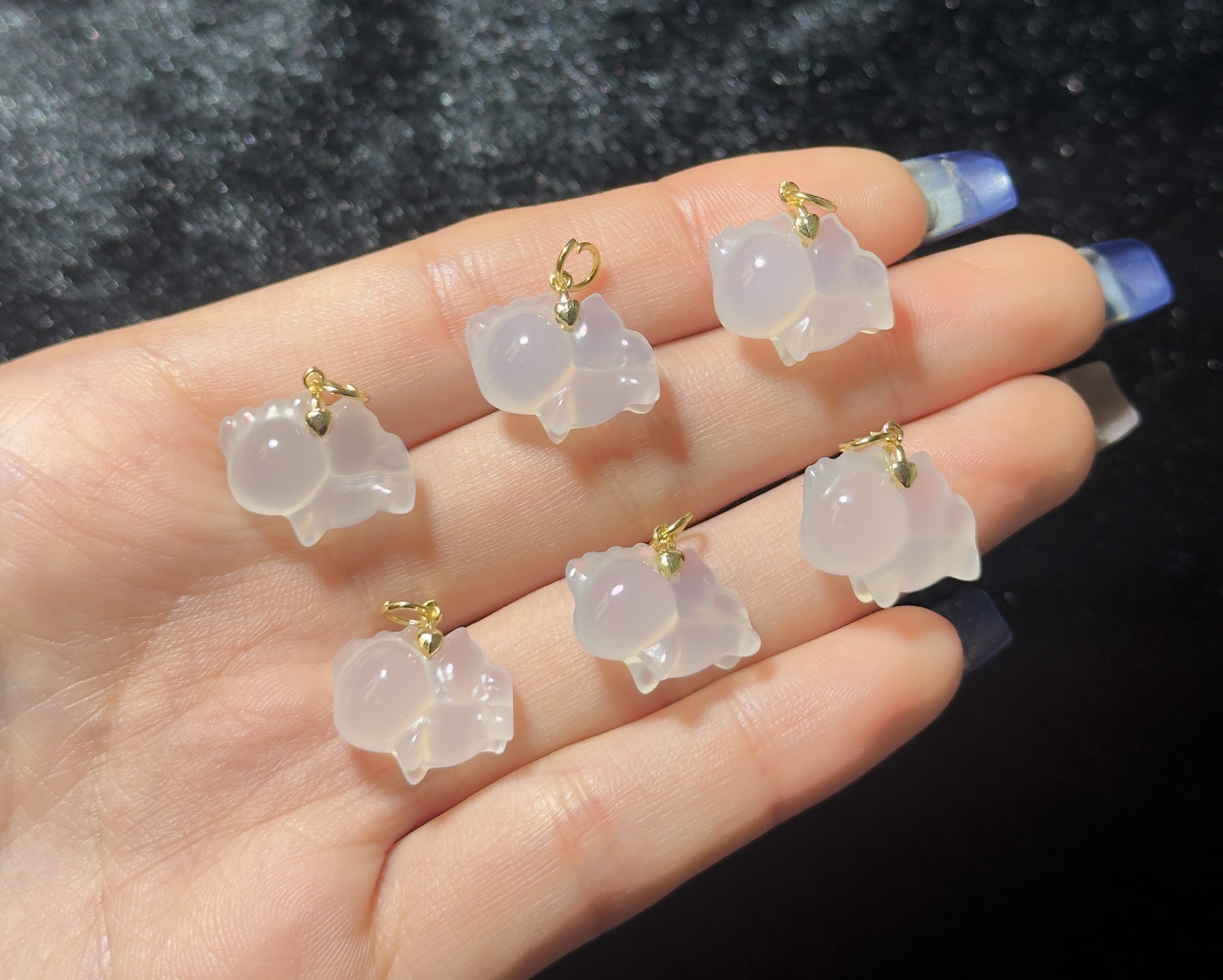 天然白玛瑙小马滴溜手工DIY手链项链吊坠车挂钥匙扣水晶散珠配饰,饰品/流行首饰/时尚饰品新,DIY配件,淘宝优惠券,粉丝福利购,淘宝优惠卷