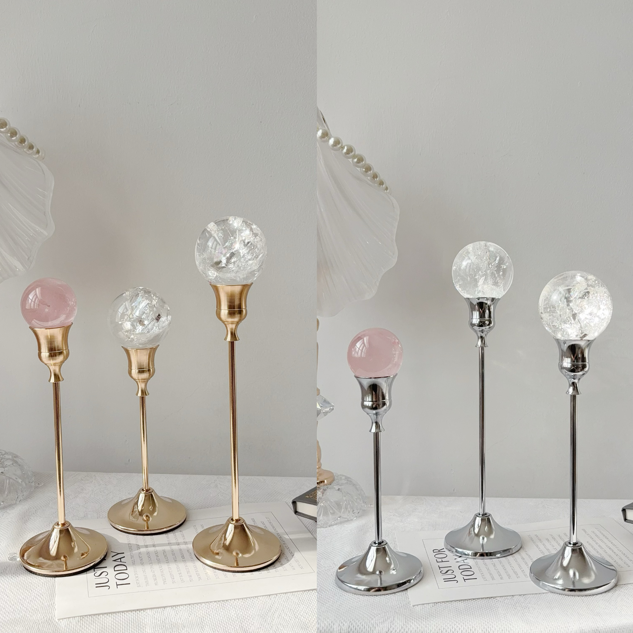 底座金属合金明星同款球支架