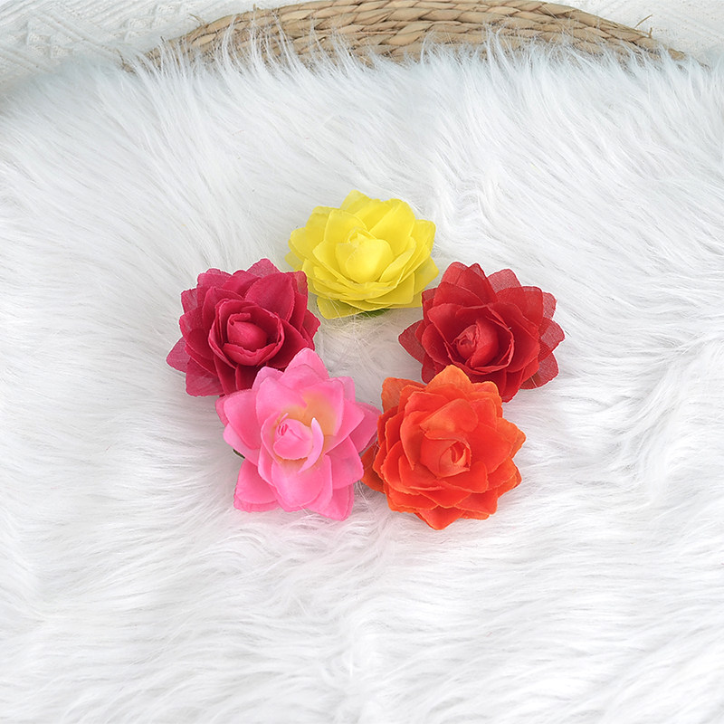 翼佳绢花室内天津荷花单朵包邮
