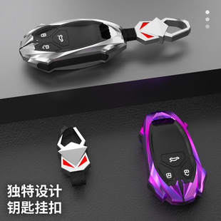 高端汽车奥迪钥匙套扣a4lq5la6la5a8q7q3q2升级金属硅胶专车专用