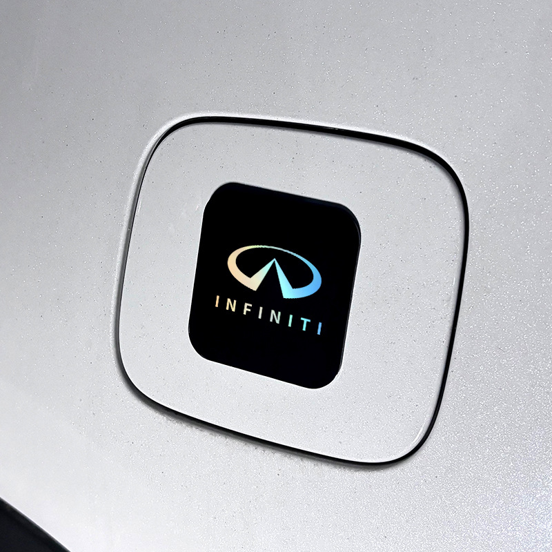 适用英菲尼迪qx50 q70l qx30 qx55汽车油箱盖贴车身装饰反光车贴