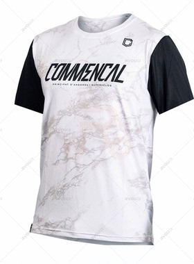 Commencal 速降服短袖户外速干透气山地自行车运动赛车越野骑行服
