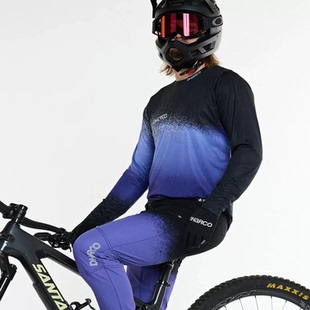DHARCO速降服长袖山地自行车越野车速干透气骑行服大码球衣速干衣