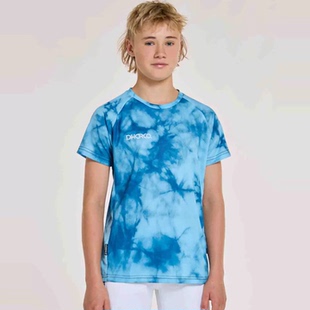 儿童款DHARCO速降服短袖山地自行车越野车速干透气骑行服球衣速干